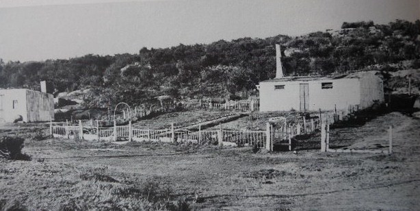 Happy Valley house - (fence is made of old hospital beds)